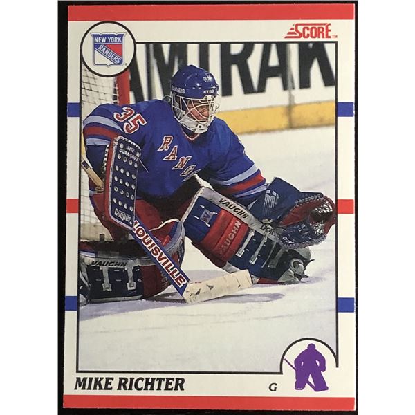 1990-91 SCORE MIKE RICHTER (HOF) ROOKIE CARD