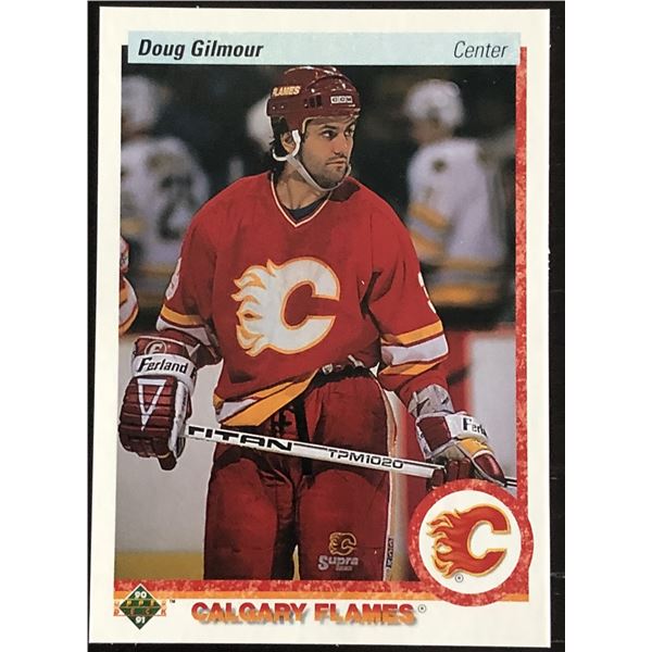 1990-91 UPPER DECK DOUG GILMOUR (HOF)