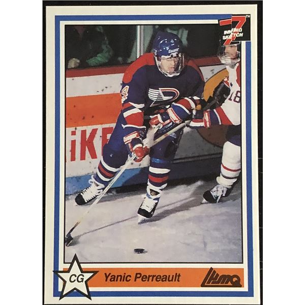 1990-91 YANIC PERREAULT JUNIOR CARD