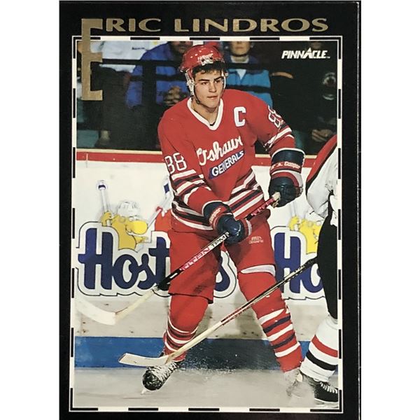 1991-92 PINNACLE ERIC LINDROS (HOF)