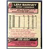 Image 2 : 1977 TOPPS LEM BARNEY (HOF)