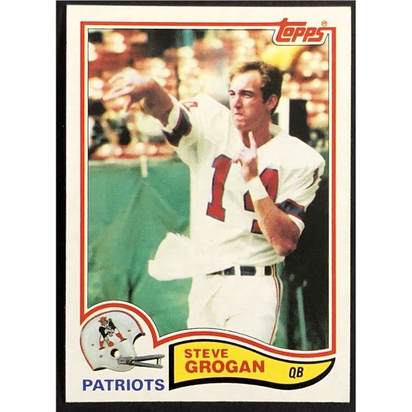 1982 TOPPS STEVE GROGAN