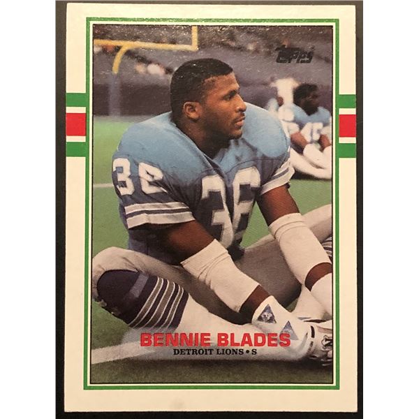 1989 TOPPS BENNIE BLADES ROOKIE CARD