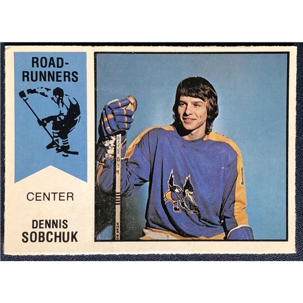 1974-75 O-PEE-CHEE DENNIS SOBCHUK ROOKIE CARD