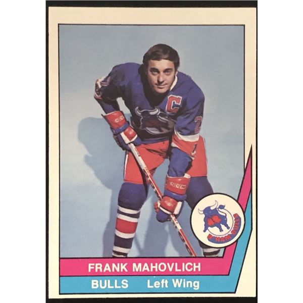 1977-78 O-PEE-CHEE WHA FRANK MAHOVLICH (HOF)
