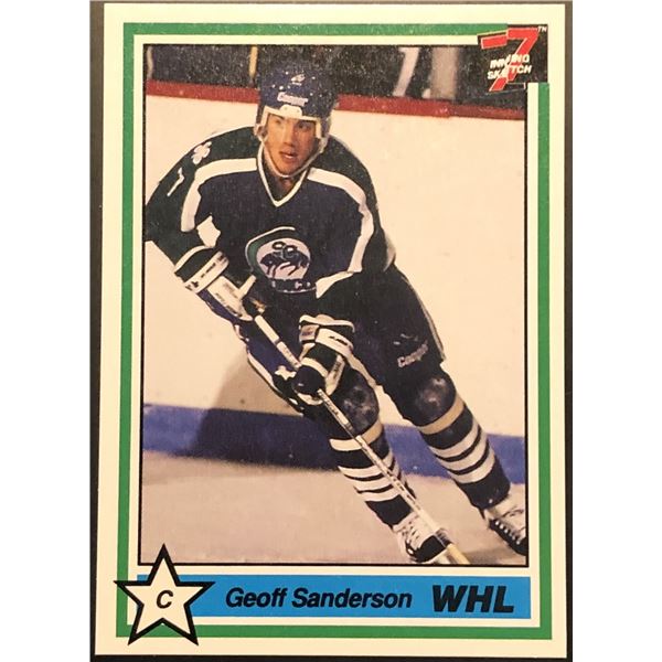 1990-91 GEOFF SANDERSON JUNIOR CARD