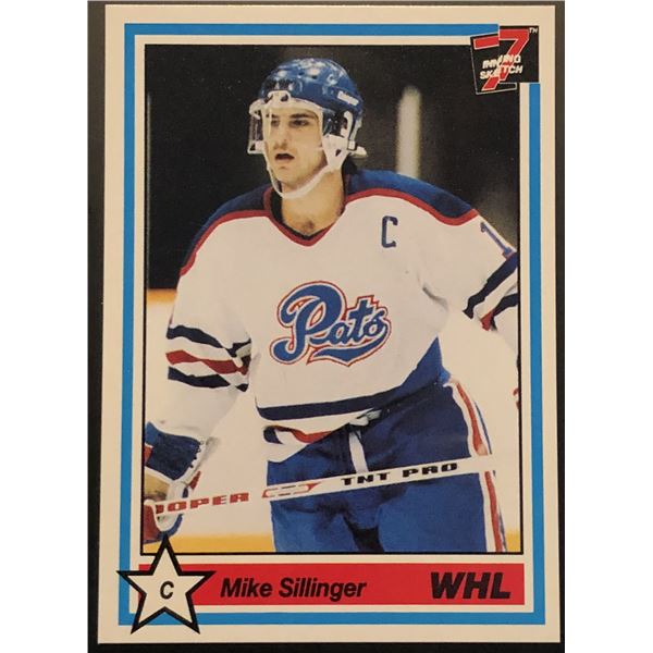 1990-91 MIKE SILLINGER JUNIOR CARD
