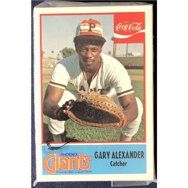 1976 COCA COLA PHOENIX GIANTS TEAM SET