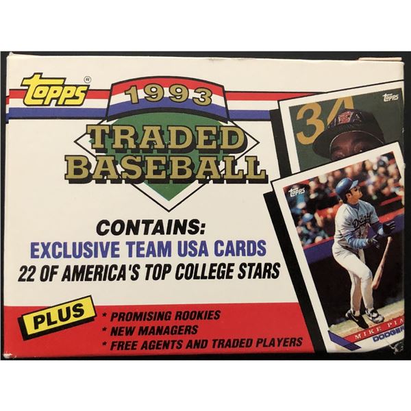 1993 TOPPS BASEBALL ROOKIE & TRADED SET