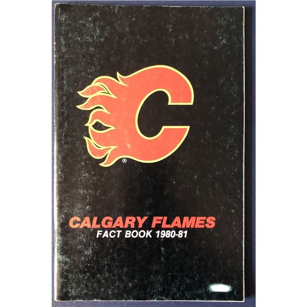 CALGARY FLAMES 1980-81 MEDIA GUIDE