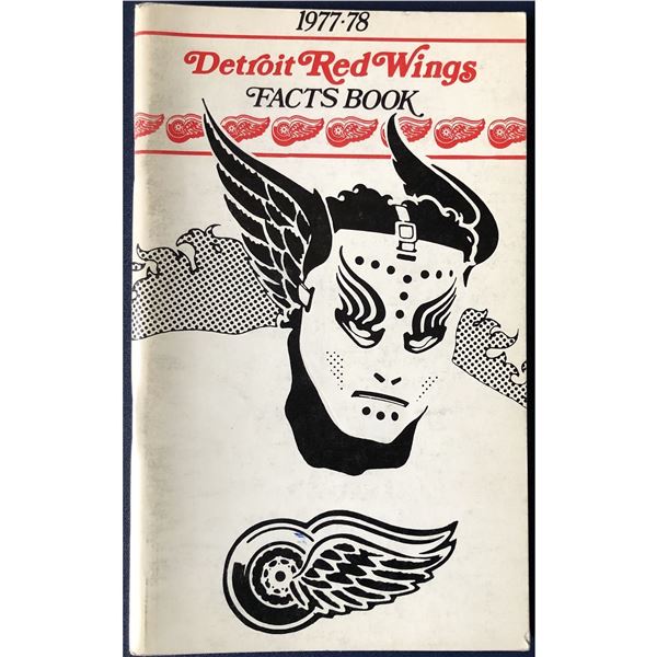 DETROIT RED WINGS 1977-78 MEDIA GUIDE