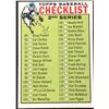 Image 1 : 1964 TOPPS 2nd SERIES CHECKLIST