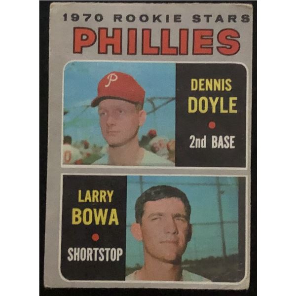 1970 O-PEE-CHEE LARRY BOWA ROOKIE CARD