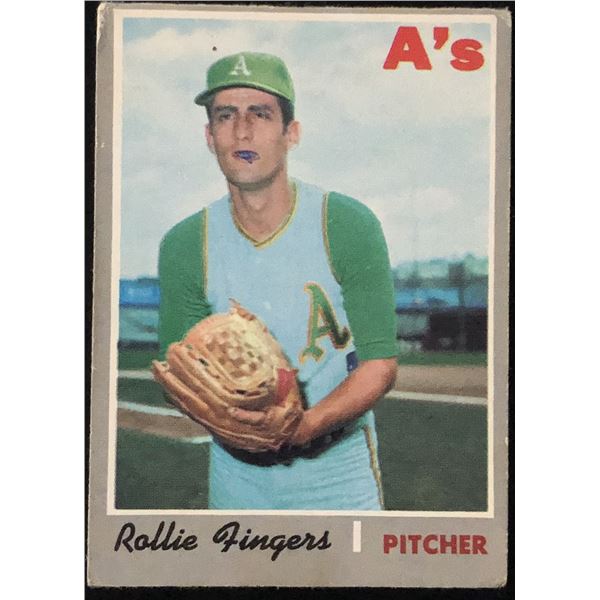 1970 O-PEE-CHEE ROLLIE FINGERS (HOF) ROOKIE CARD