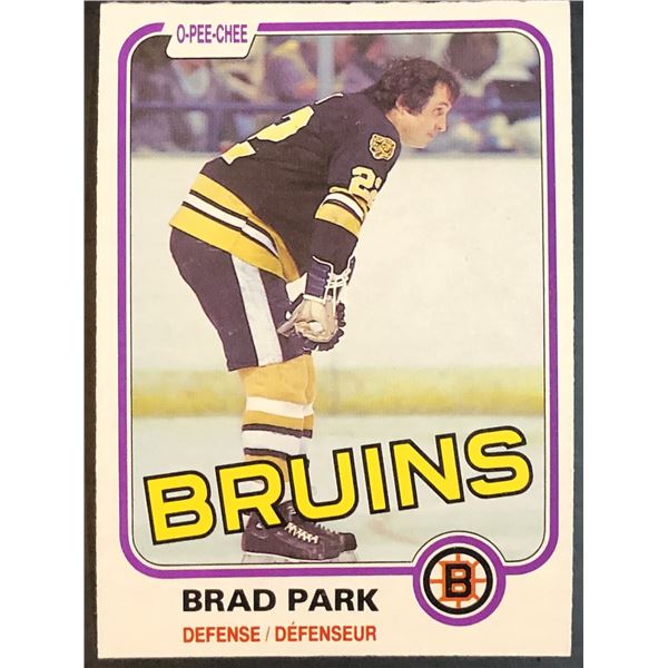 1981-82 O-PEE-CHEE BRAD PARK (HOF)