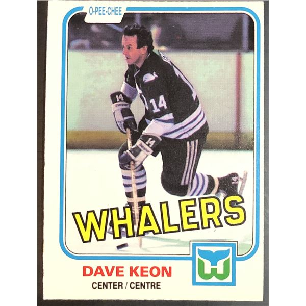 1981-82 O-PEE-CHEE DAVE KEON (HOF)