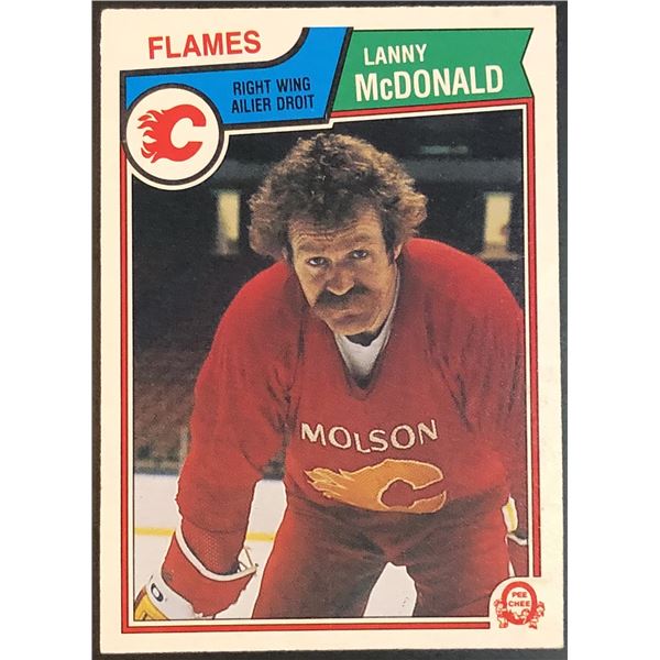 1983-84 O-PEE-CHEE LANNY McDONALD (HOF)