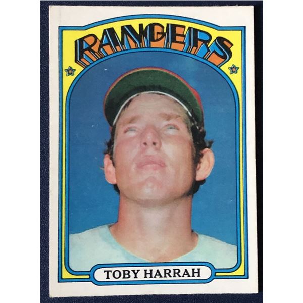 1972 O-PEE-CHEE TOBY HARRAH ROOKIE CARD