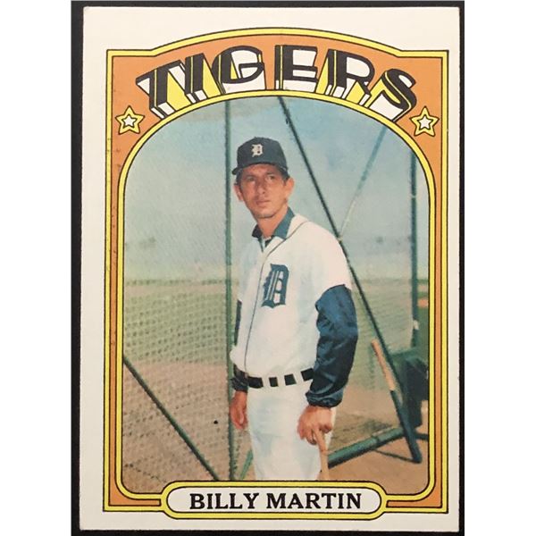 1972 TOPPS BILLY MARTIN