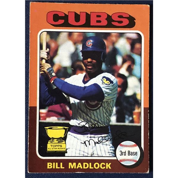 1975 O-PEE-CHEE BILL MADLOCK ROOKIE CARD