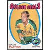 Image 1 : 1971-72 O-PEE-CHEE CRAIG PATRICK ROOKIE CARD