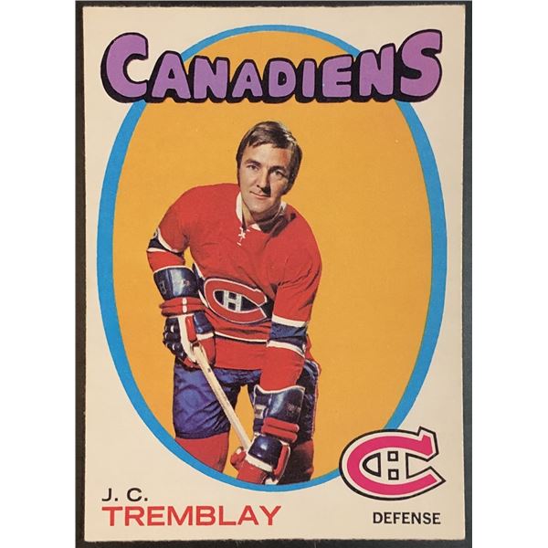 1971-72 O-PEE-CHEE J.C. TREMBLAY