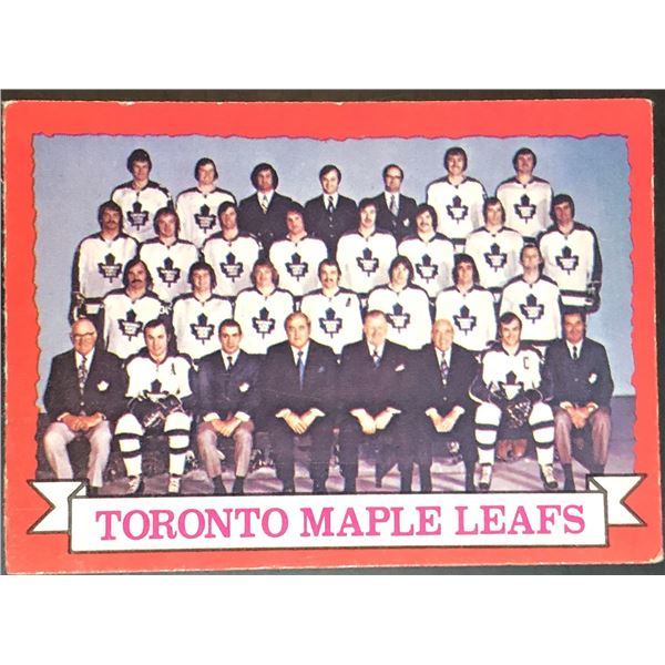 1973-74 O-PEE-CHEE TORONTO MAPLE LEAFS