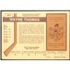 Image 2 : 1973-74 O-PEE-CHEE WAYNE THOMAS ROOKIE CARD