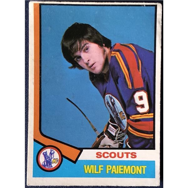 1974-75 O-PEE-CHEE WILF PAIEMENT ROOKIE CARD