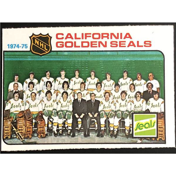 1975-76 O-PEE-CHEE CALIFORNIA GOLDEN SEALS