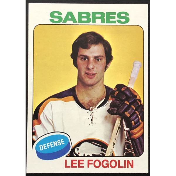 1975-76 TOPPS LEE FOGOLIN ROOKIE CARD