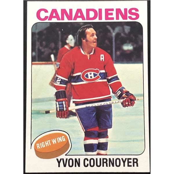 1975-76 TOPPS YVAN COURNOYER (HOF)