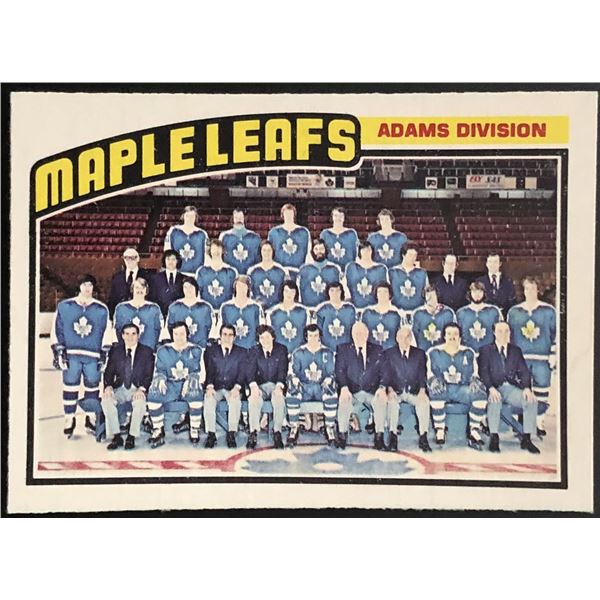 1976-77 O-PEE-CHEE TORONTO MAPLE LEAFS