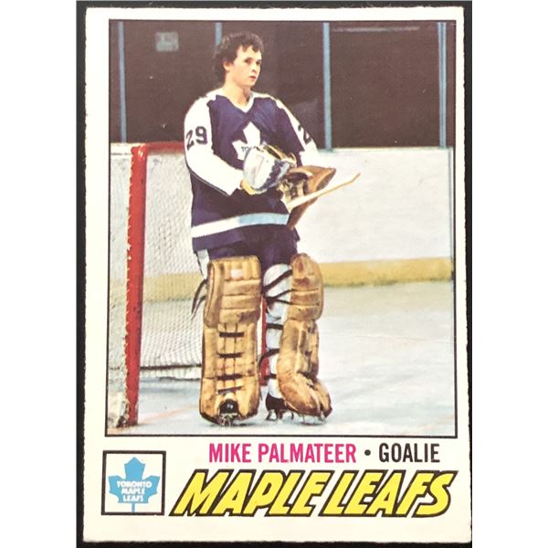 1977-78 O-PEE-CHEE MIKE PALMATEER ROOKIE CARD
