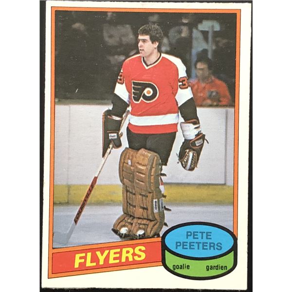 1980-81 O-PEE-CHEE PETE PEETERS ROOKIE CARD