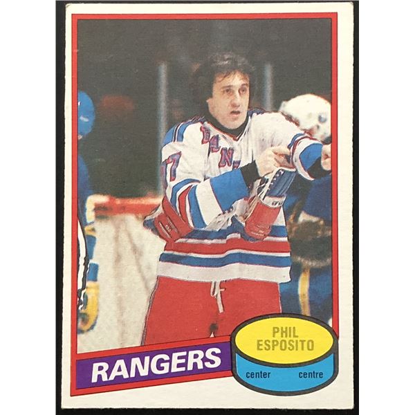 1980-81 O-PEE-CHEE PHIL ESPOSITO (HOF)