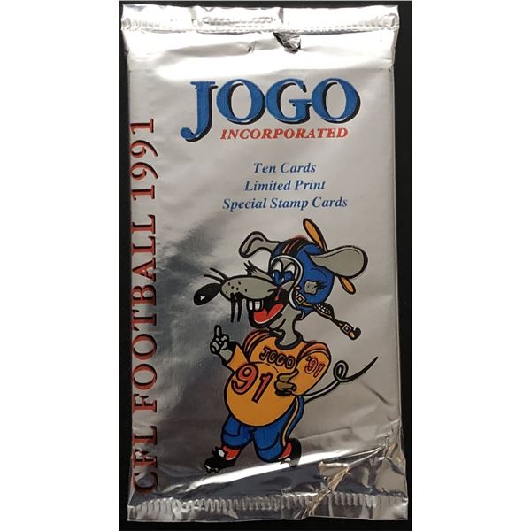 1991 JOGO CFL FOIL PACK