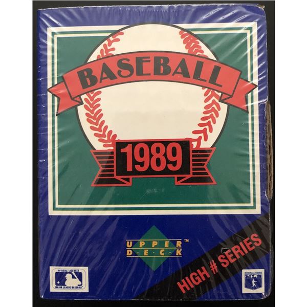 1989 UPPER DECK BASEBALL HIGH NUMBER SERIES SEALED BOX