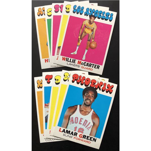1971-72 TOPPS NBA COLLECTION - 10 CARDS