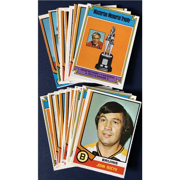 1974-75 O-PEE-CHEE NHL COLLECTION - 25 CARDS