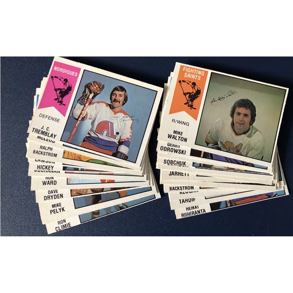 1974-75 O-PEE-CHEE WHA COLLECTION - 25 CARDS