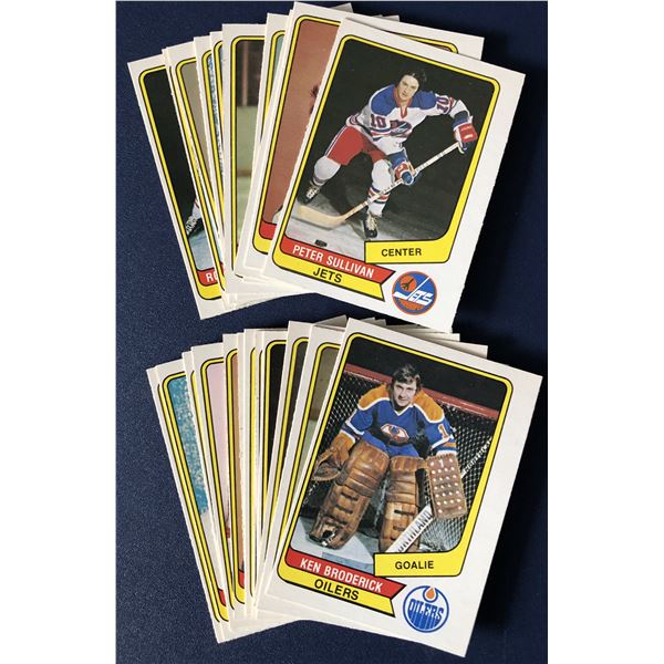 1976-77 O-PEE-CHEE WHA COLLECTION - 25 CARDS
