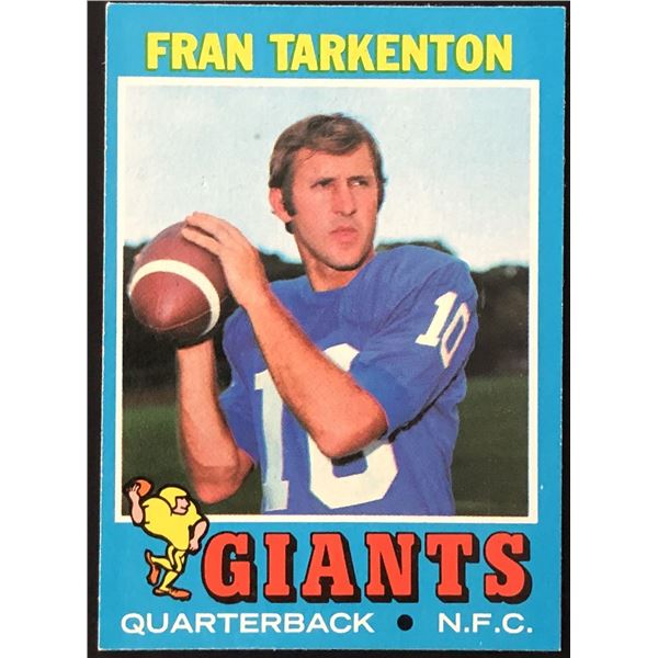 1971 TOPPS FRAN TARKENTON (HOF)