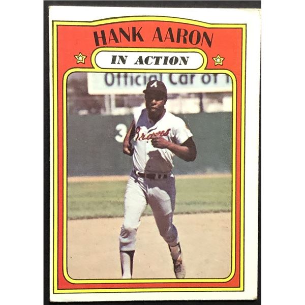 1972 TOPPS HANK AARON (HOF) IA