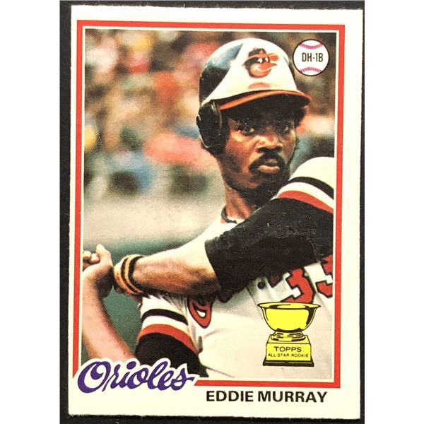 1978 O-PEE-CHEE EDDIE MURRAY (HOF) ROOKIE CARD