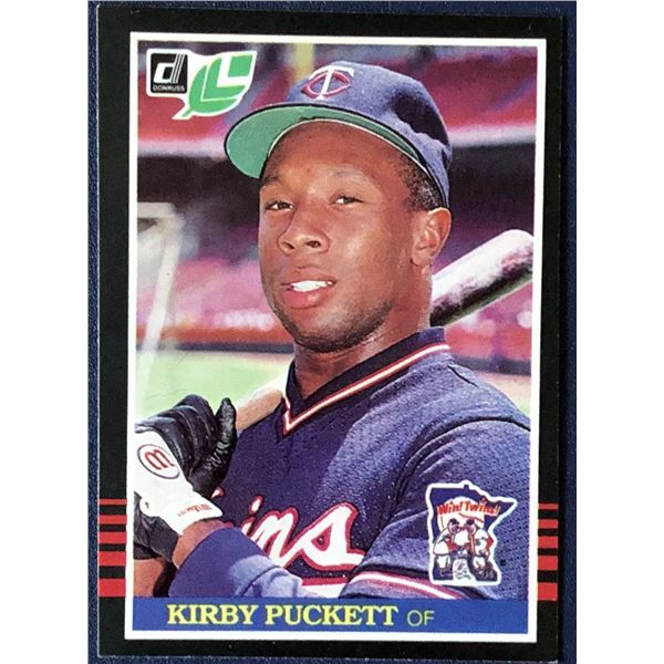 1985 LEAF KIRBY PUCKETT (HOF) ROOKIE CARD