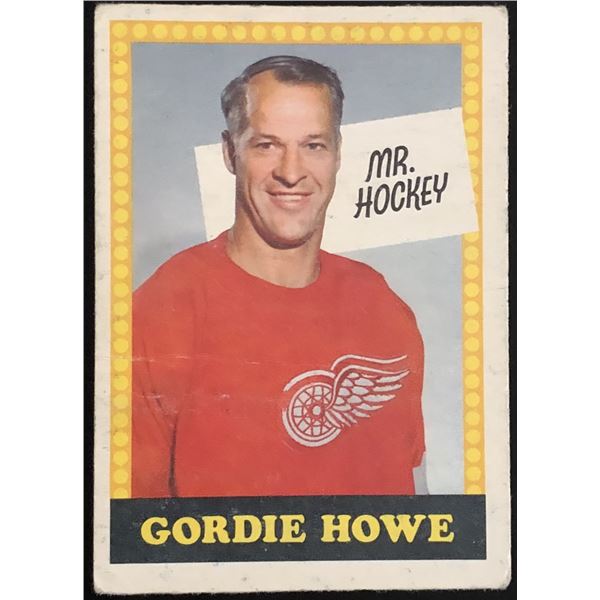 1969-70 O-PEE-CHEE GORDIE HOWE (HOF) MR. HOCKEY