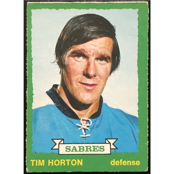 1973-74 O-PEE-CHEE TIM HORTON (HOF)