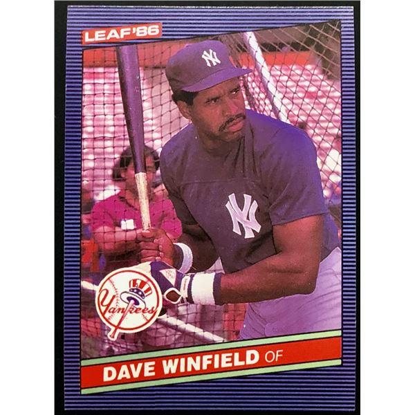 1986 LEAF DAVE WINFIELD (HOF)