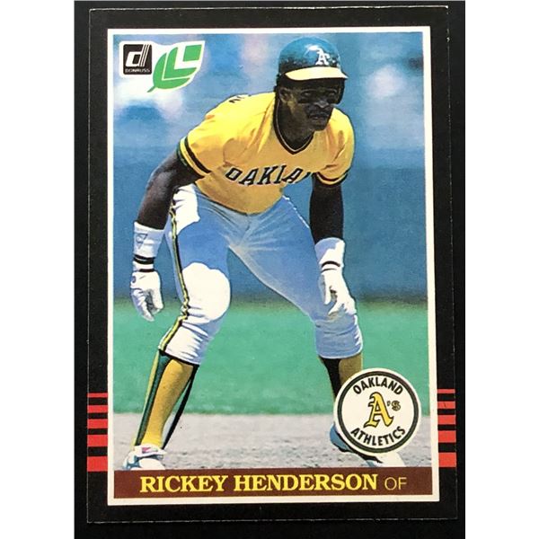 1985 LEAF RICKEY HENDERSON (HOF)